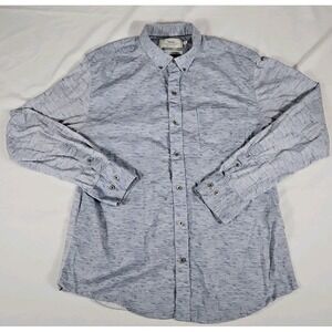 WRK The Reworked Shirt Mens Large Button Down Long‎ Sleeve Blue